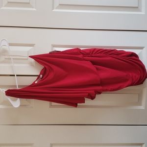 Forever 21 - One Sleeve Red Party Dress - Size N
